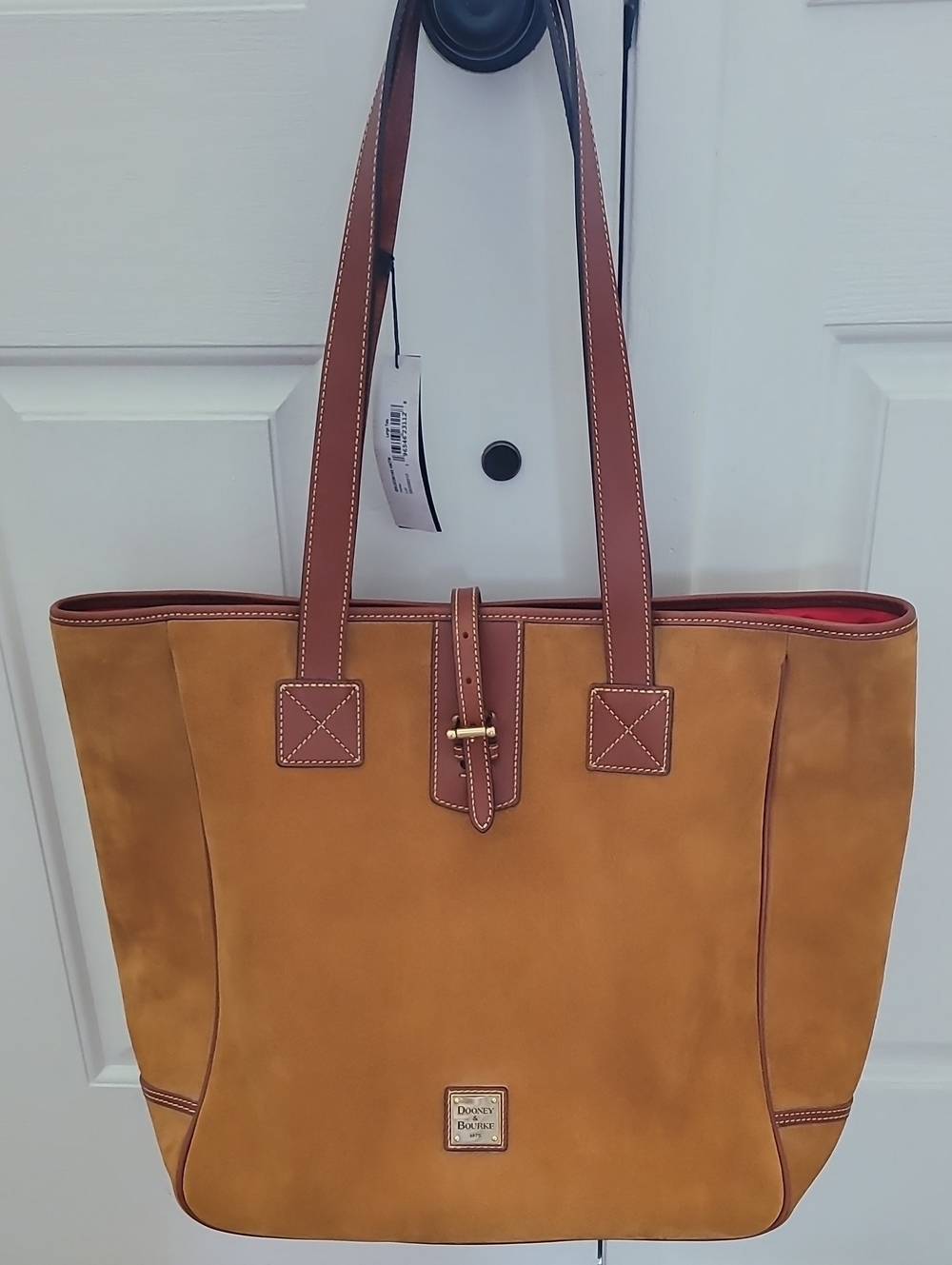 Dooney & Bourke Archives 1997 Suede Large Tote - Picture 11 of 16